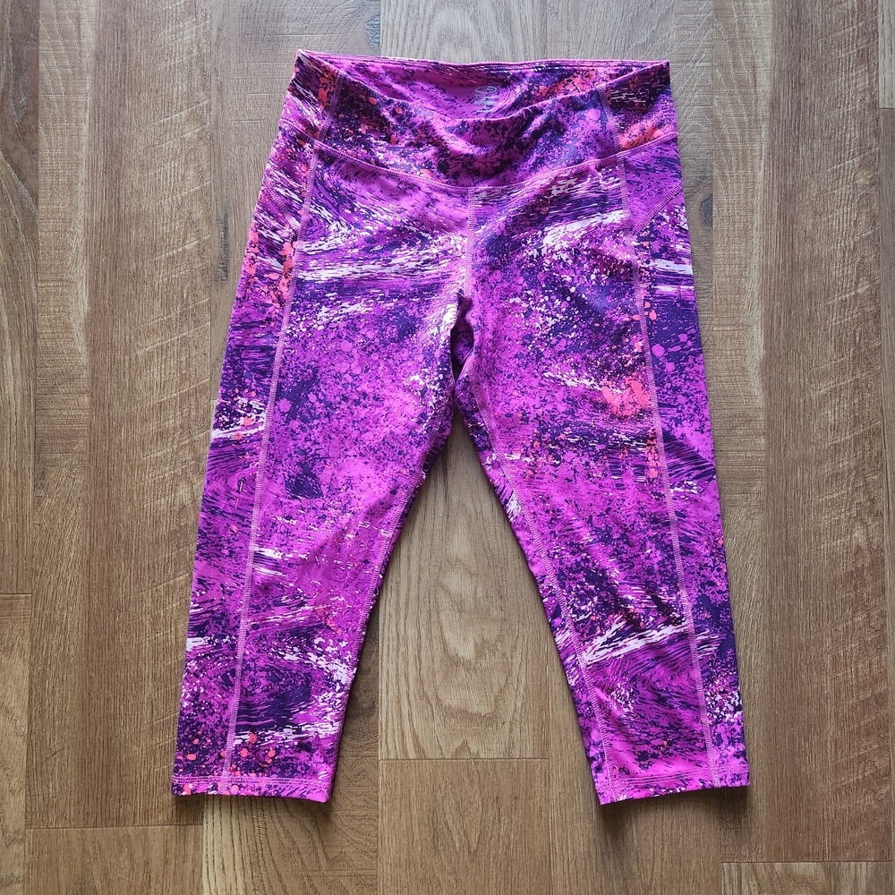 Champion Leggings in Pink and Purple